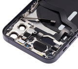 Replacement Back Housing W/ Small Parts Compatible with Apple iPhone 12 Mini (US Version) (Aftermarket Plus) (Black)