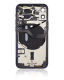 Replacement Back Housing W/ Small Parts Compatible with Apple iPhone 12 Mini (US Version) (Aftermarket Plus) (Black)