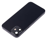Replacement Back Housing W/ Small Parts Compatible with Apple iPhone 12 Mini (US Version) (Aftermarket Plus) (Black)