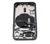 Replacement Back Housing W/ Small Parts Compatible with Apple iPhone 12 Mini (US Version) (Aftermarket Plus) (Black)