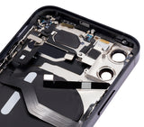 Replacement Back Housing W/ Small Parts Compatible with Apple iPhone 12 Mini (US Version) (Aftermarket Plus) (Black)