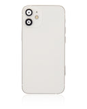 Replacement Back Housing W/ Small Parts Compatible with Apple iPhone 12 Mini (US Version) (Aftermarket Plus) (White)