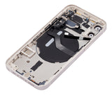 Replacement Back Housing W/ Small Parts Compatible with Apple iPhone 12 Mini (US Version) (Aftermarket Plus) (White)