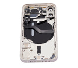 Replacement Back Housing W/ Small Parts Compatible with Apple iPhone 12 Mini (US Version) (Aftermarket Plus) (White)