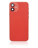 Replacement Back Housing W/ Small Parts Compatible with Apple iPhone 12 Mini (US Version) (Aftermarket Plus) (Red)