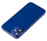 Replacement Back Housing W/ Small Parts Compatible with Apple iPhone 12 Mini (US Version) (Aftermarket Plus) (Blue)