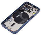 Replacement Back Housing W/ Small Parts Compatible with Apple iPhone 12 Mini (US Version) (Aftermarket Plus) (Blue)