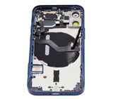 Replacement Back Housing W/ Small Parts Compatible with Apple iPhone 12 Mini (US Version) (Aftermarket Plus) (Blue)