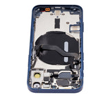 Replacement Back Housing W/ Small Parts Compatible with Apple iPhone 12 Mini (US Version) (Aftermarket Plus) (Blue)