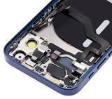 Replacement Back Housing W/ Small Parts Compatible with Apple iPhone 12 Mini (US Version) (Aftermarket Plus) (Blue)