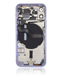 Replacement Back Housing W/ Small Parts Compatible with Apple iPhone 12 Mini (US Version) (Aftermarket Plus) (Purple)