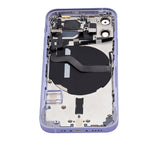 Replacement Back Housing W/ Small Parts Compatible with Apple iPhone 12 Mini (US Version) (Aftermarket Plus) (Purple)