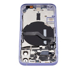 Replacement Back Housing W/ Small Parts Compatible with Apple iPhone 12 Mini (US Version) (Aftermarket Plus) (Purple)