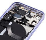 Replacement Back Housing W/ Small Parts Compatible with Apple iPhone 12 Mini (US Version) (Aftermarket Plus) (Purple)