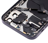Replacement Back Housing W/ Small Parts Compatible with Apple iPhone 12 (US Version) (Aftermarket Plus) (Black)
