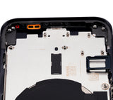 Replacement Back Housing W/ Small Parts Compatible with Apple iPhone 12 (US Version) (Aftermarket Plus) (Black)