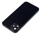 Replacement Back Housing W/ Small Parts Compatible with Apple iPhone 12 (US Version) (Aftermarket Plus) (Black)