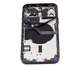 Replacement Back Housing W/ Small Parts Compatible with Apple iPhone 12 (US Version) (Aftermarket Plus) (Black)