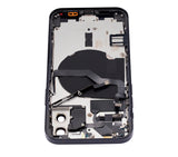 Replacement Back Housing W/ Small Parts Compatible with Apple iPhone 12 (US Version) (Aftermarket Plus) (Black)