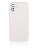 Replacement Back Housing W/ Small Parts Compatible with Apple iPhone 12 (US Version) (Aftermarket Plus) (White)