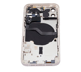 Replacement Back Housing W/ Small Parts Compatible with Apple iPhone 12 (US Version) (Aftermarket Plus) (White)