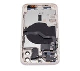 Replacement Back Housing W/ Small Parts Compatible with Apple iPhone 12 (US Version) (Aftermarket Plus) (White)