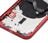 Replacement Back Housing W/ Small Parts Compatible with Apple iPhone 12 (US Version) (Aftermarket Plus) (Red)
