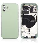 Replacement Back Housing W/ Small Parts Compatible with Apple iPhone 12 (US Version) (Aftermarket Plus) (Green)