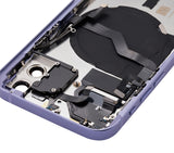 Replacement Back Housing W/ Small Parts Compatible with Apple iPhone 12 (US Version) (Aftermarket Plus) (Purple)