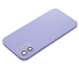 Replacement Back Housing W/ Small Parts Compatible with Apple iPhone 12 (US Version) (Aftermarket Plus) (Purple)