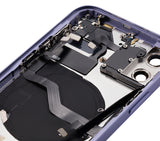 Replacement Back Housing W/ Small Parts Compatible with Apple iPhone 12 (US Version) (Aftermarket Plus) (Purple)