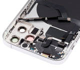 Replacement Back Housing W/ Small Parts Compatible with Apple iPhone 12 Pro (US Version) (Aftermarket Plus) (Silver)
