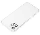 Replacement Back Housing W/ Small Parts Compatible with Apple iPhone 12 Pro (US Version) (Aftermarket Plus) (Silver)