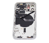 Replacement Back Housing W/ Small Parts Compatible with Apple iPhone 12 Pro (US Version) (Aftermarket Plus) (Silver)