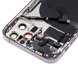 Replacement Back Housing W/ Small Parts Compatible with Apple iPhone 12 Pro (US Version) (Aftermarket Plus) (Graphite)