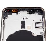 Replacement Back Housing W/ Small Parts Compatible with Apple iPhone 12 Pro (US Version) (Aftermarket Plus) (Graphite)