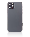 Replacement Back Housing W/ Small Parts Compatible with Apple iPhone 12 Pro (US Version) (Aftermarket Plus) (Graphite)