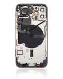 Replacement Back Housing W/ Small Parts Compatible with Apple iPhone 12 Pro (US Version) (Aftermarket Plus) (Graphite)