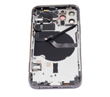 Replacement Back Housing W/ Small Parts Compatible with Apple iPhone 12 Pro (US Version) (Aftermarket Plus) (Graphite)