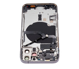 Replacement Back Housing W/ Small Parts Compatible with Apple iPhone 12 Pro (US Version) (Aftermarket Plus) (Graphite)