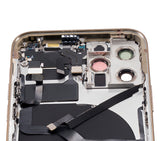 Replacement Back Housing W/ Small Parts Compatible with Apple iPhone 12 Pro (US Version) (Aftermarket Plus) (Gold)
