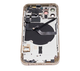 Replacement Back Housing W/ Small Parts Compatible with Apple iPhone 12 Pro (US Version) (Aftermarket Plus) (Gold)