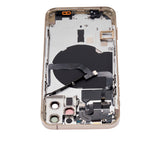 Replacement Back Housing W/ Small Parts Compatible with Apple iPhone 12 Pro (US Version) (Aftermarket Plus) (Gold)