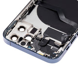 Replacement Back Housing W/ Small Parts Compatible with Apple iPhone 12 Pro (US Version) (Aftermarket Plus) (Pacific Blue)