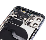 Replacement Back Housing W/ Small Parts Compatible with Apple iPhone 12 Pro (US Version) (Aftermarket Plus) (Pacific Blue)