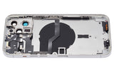 Replacement Back Housing W/ Small Parts Compatible with Apple iPhone 12 Pro Max (US Version) (Aftermarket Plus) (Silver)