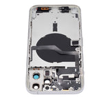 Replacement Back Housing W/ Small Parts Compatible with Apple iPhone 12 Pro Max (US Version) (Aftermarket Plus) (Silver)