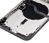 Replacement Back Housing W/ Small Parts Compatible with Apple iPhone 12 Pro Max (US Version) (Aftermarket Plus) (Graphite)