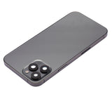 Replacement Back Housing W/ Small Parts Compatible with Apple iPhone 12 Pro Max (US Version) (Aftermarket Plus) (Graphite)