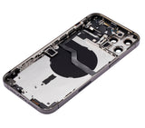 Replacement Back Housing W/ Small Parts Compatible with Apple iPhone 12 Pro Max (US Version) (Aftermarket Plus) (Graphite)
